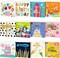 12 Pack Happy Birthday Diamond Painting Greeting Card Kits DIY Diamond Art Cards with Envelopes Birthday Cake 5d Rhinestones Painting Kits for Adults DIY Crafts Family Friend Birthday Gifts